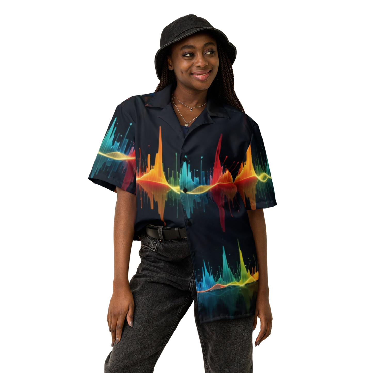 Chemise à manches Courtes Unisexe "Vibes Festival"
