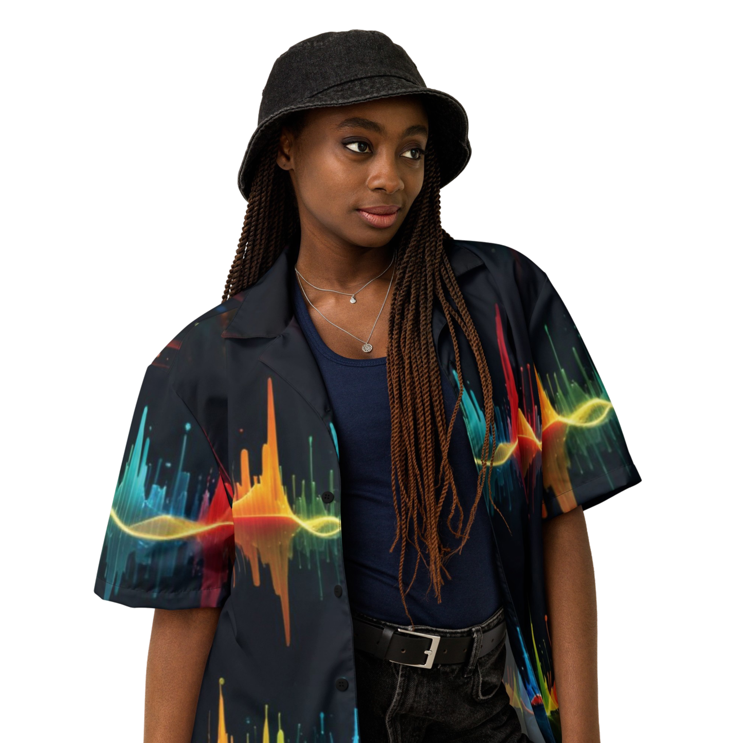 Chemise à manches Courtes Unisexe "Vibes Festival"