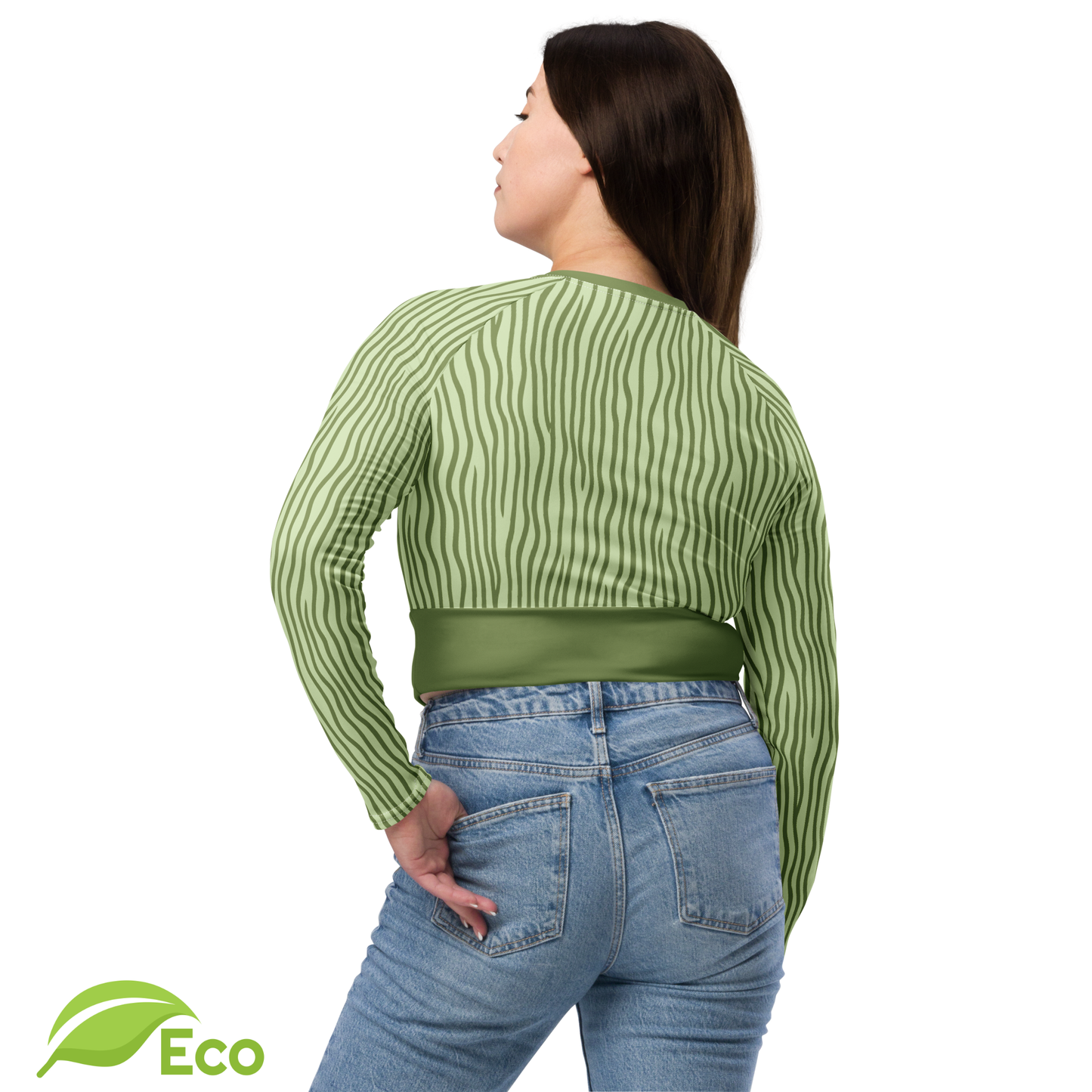 Top corto a maniche lunghe "Shojii" Eco