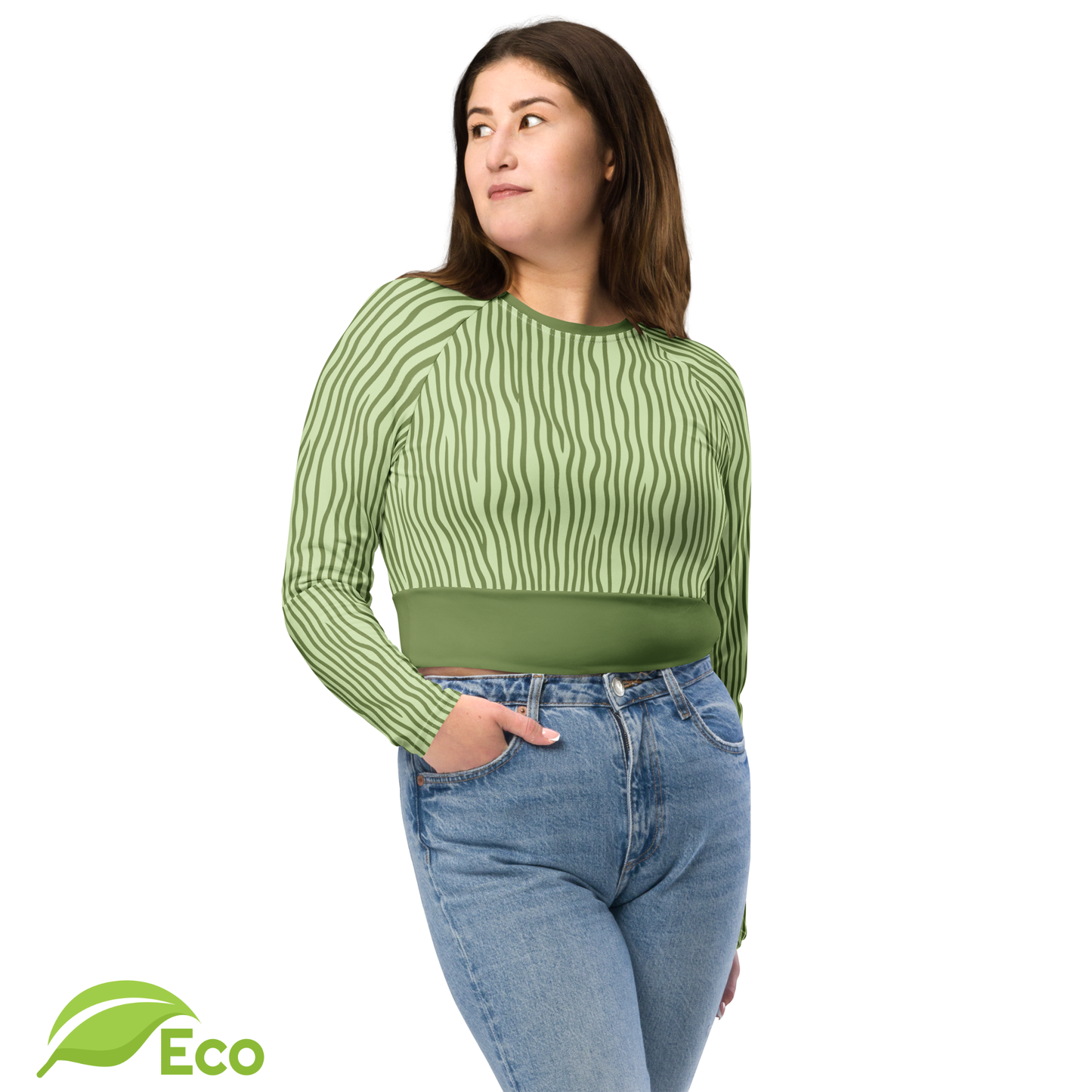 Top corto a maniche lunghe "Shojii" Eco