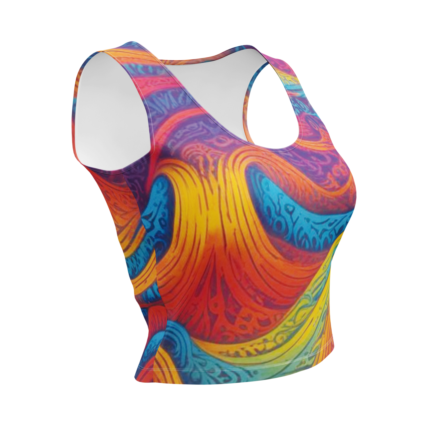 Crop Top "Waves Festival"