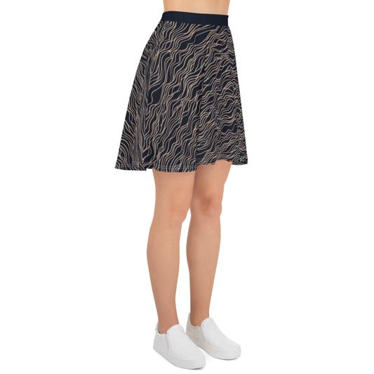 "Wavlyn" Skater Skirt