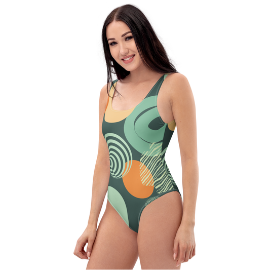 Maillot de Bain Femme "Vibulus" (Vert Foncé)