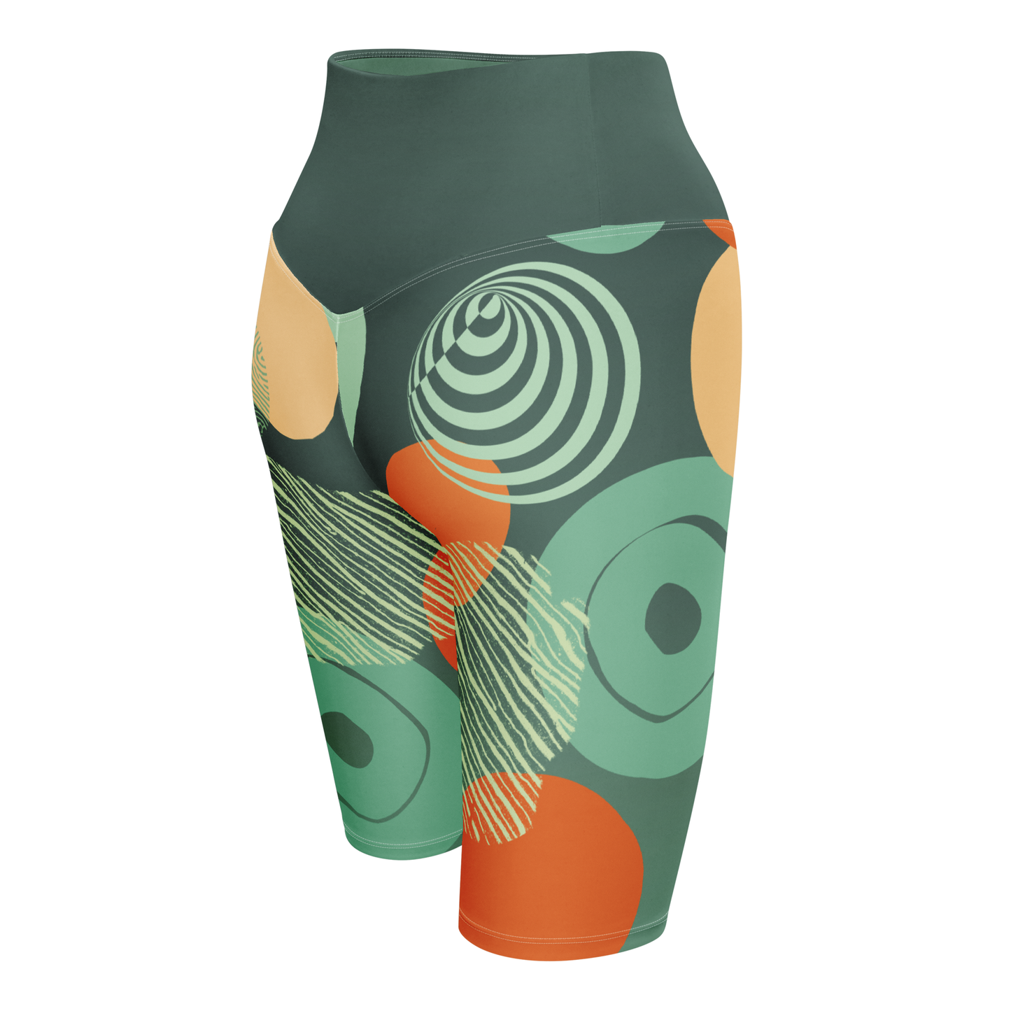Short de Cycliste Femme "Vibulus" (Vert Foncé)
