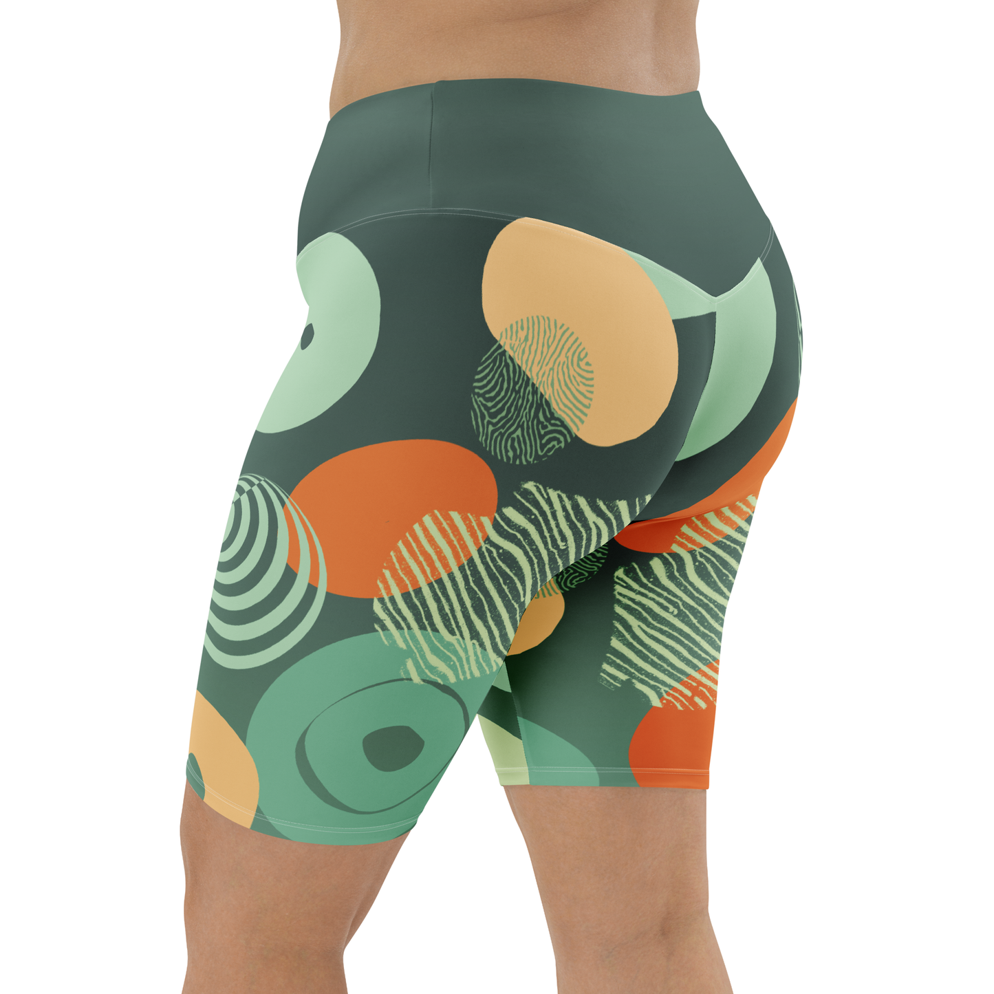 Short de Cycliste Femme "Vibulus" (Vert Foncé)