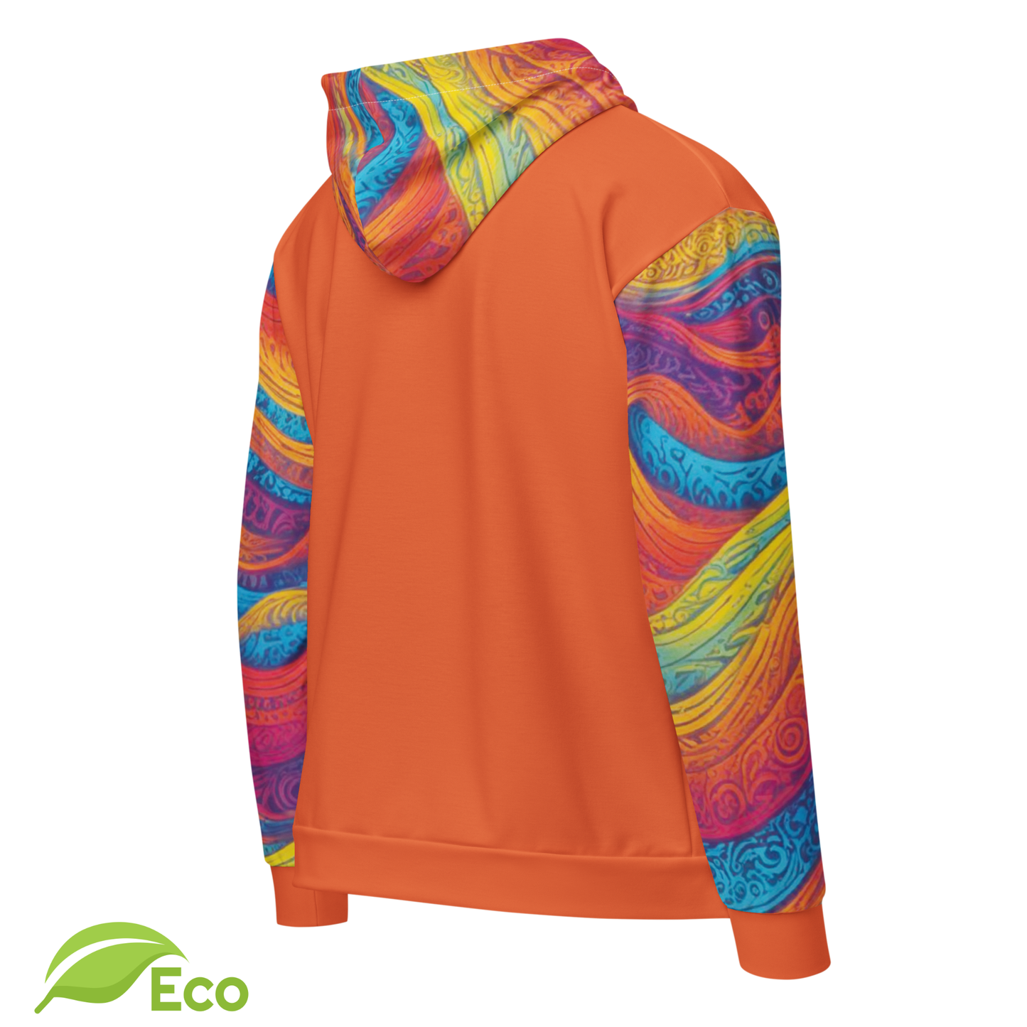 Sweat Zippé ECO "Waves Festival" Orange