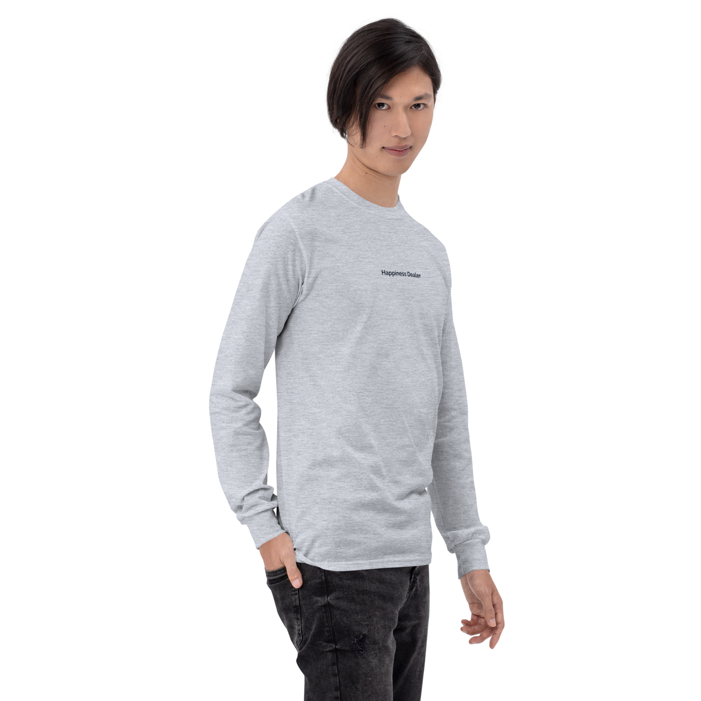 T-Shirt à manches longues Unisexe "Happiness Dealer"