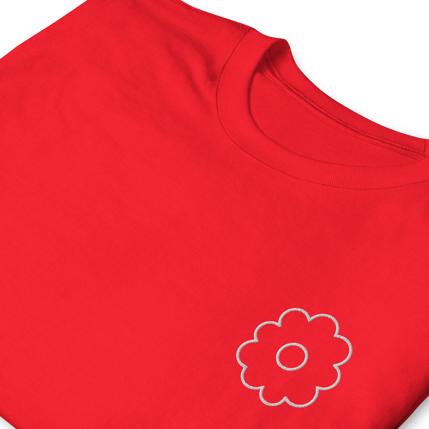 Maglietta Softstyle con ricamo "Fiore"