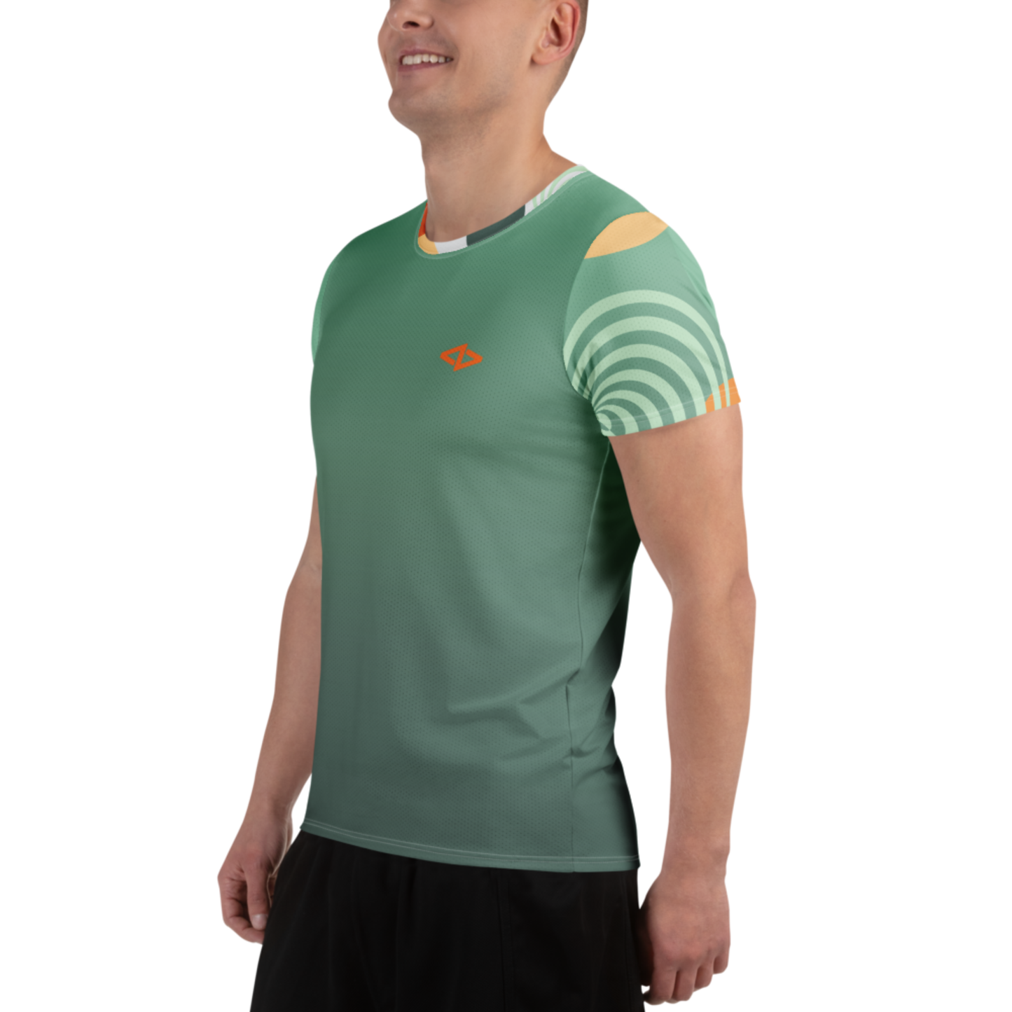 T-Shirt Sport Homme Manches Vibulus (Vert Clair)