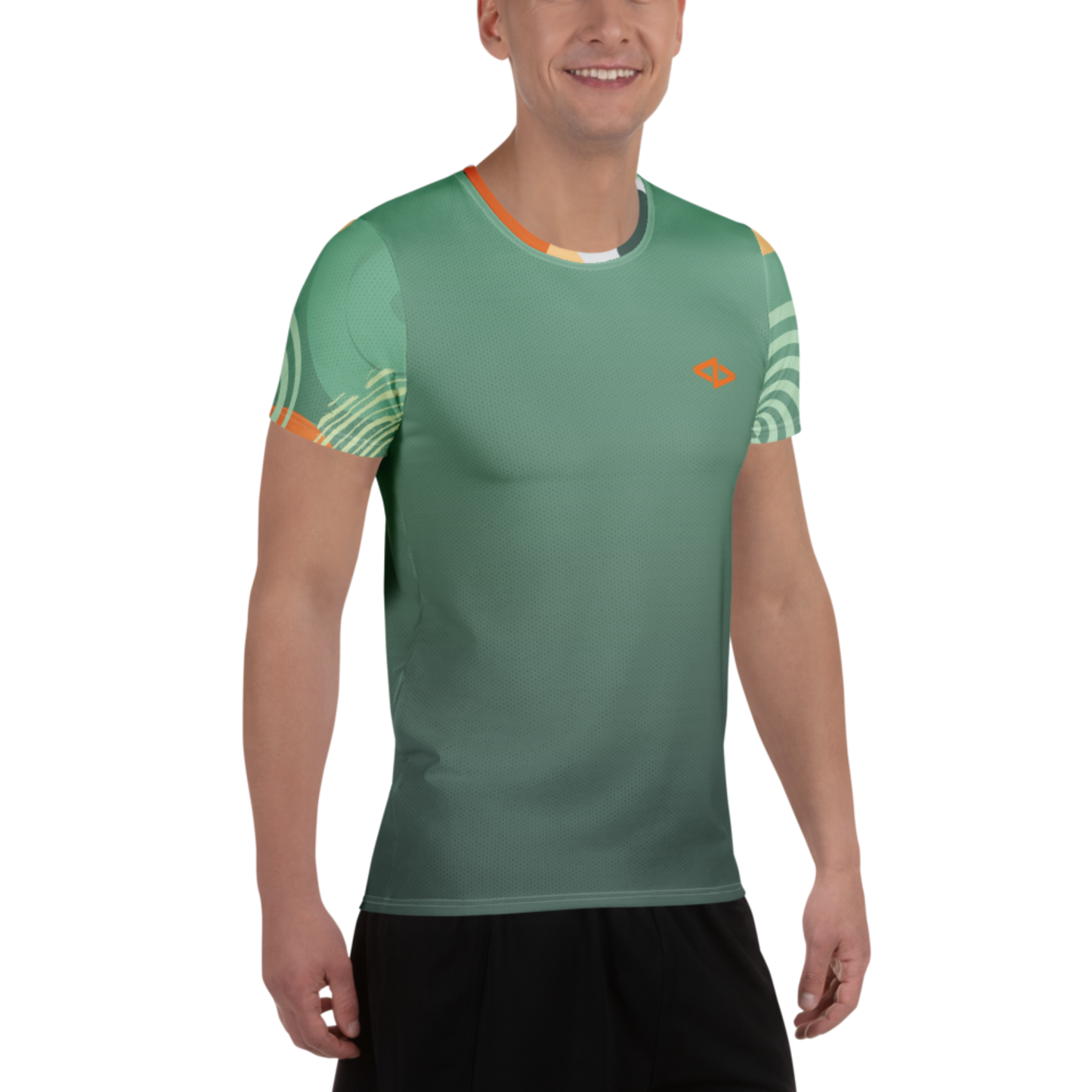 T-Shirt Sport Homme Manches Vibulus (Vert Clair)