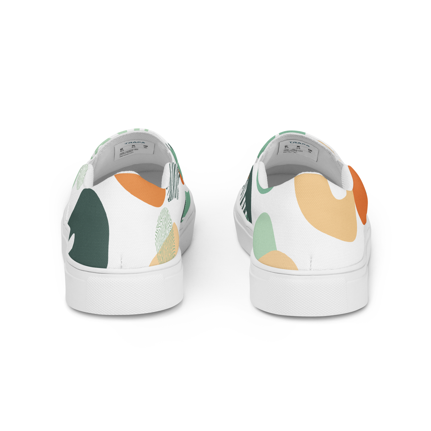 Men's "Vibulus" laceless canvas tennis shoes