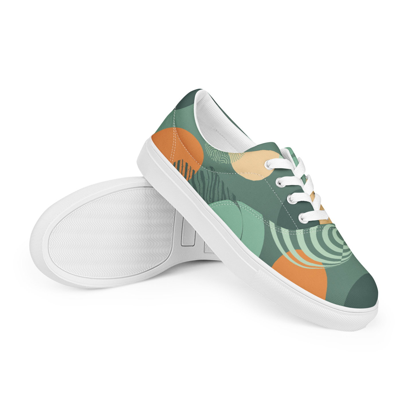 Tennis en Toile avec Lacets Homme "Vibulus" (Vert Clair)