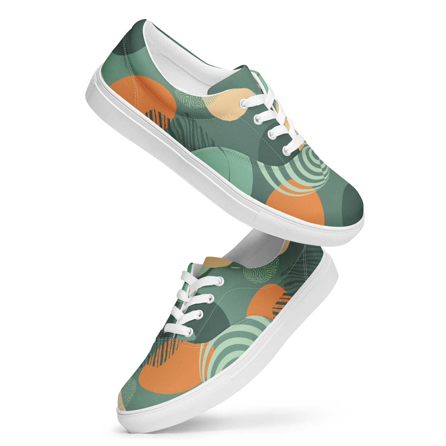 Tennis en Toile avec Lacets Homme "Vibulus" (Vert Clair)
