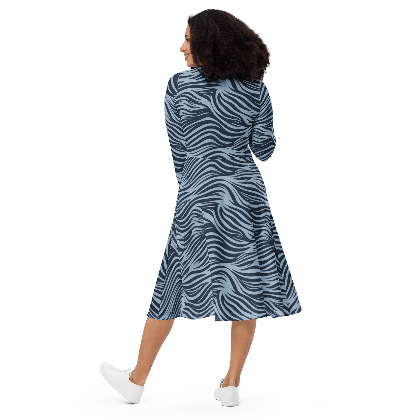 Long sleeved long dress "Banos"