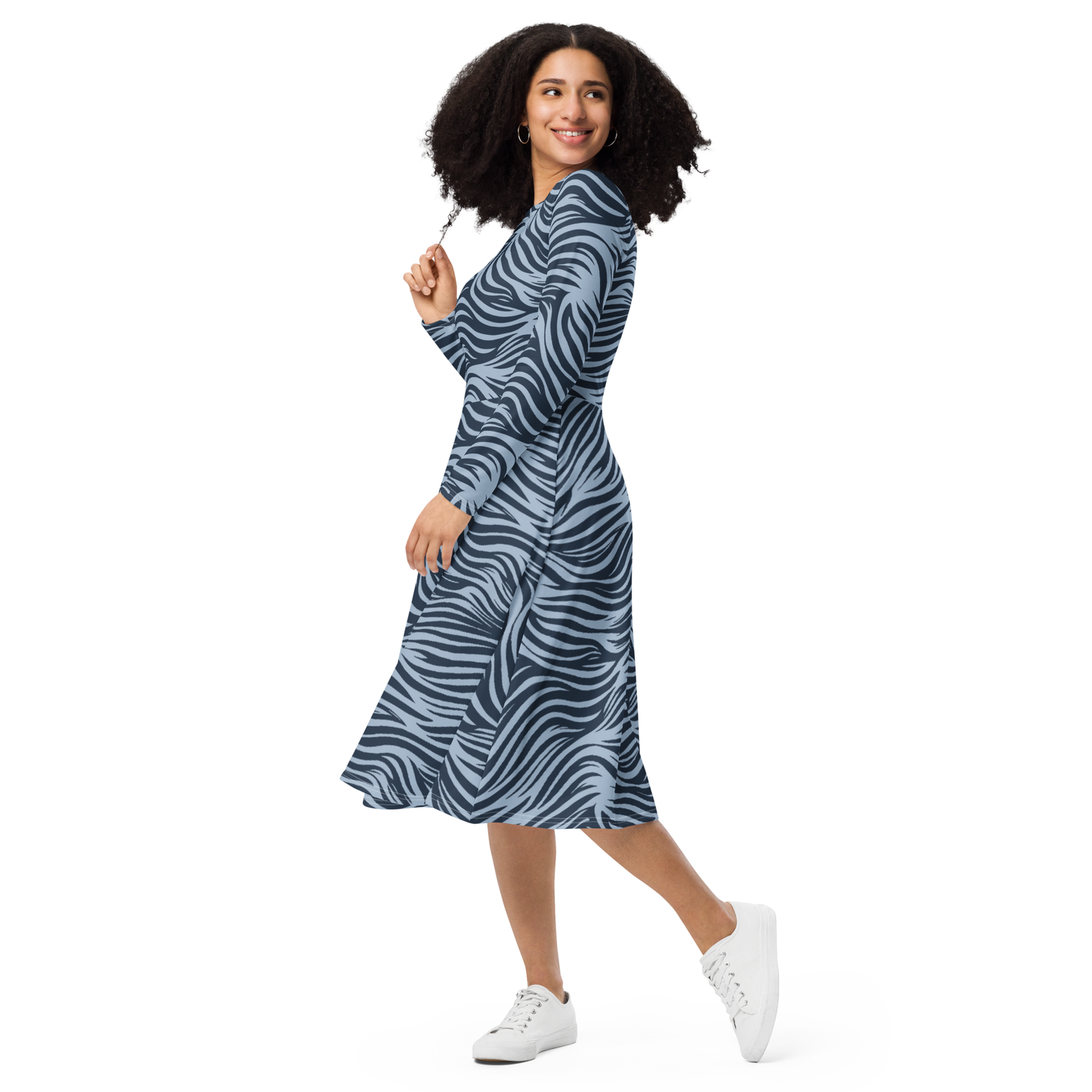 Long sleeved long dress "Banos"