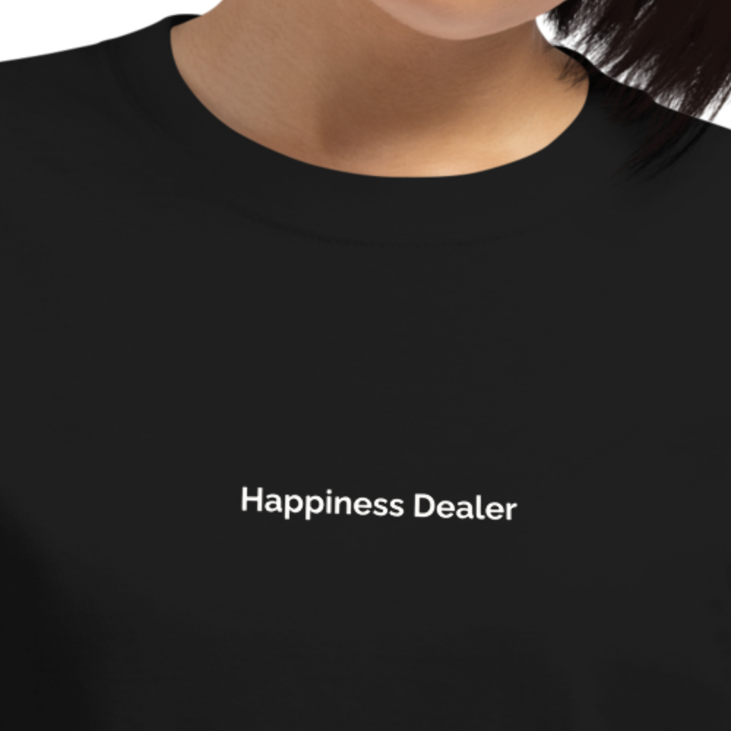 T-Shirt à manches longues Unisexe "Happiness Dealer"