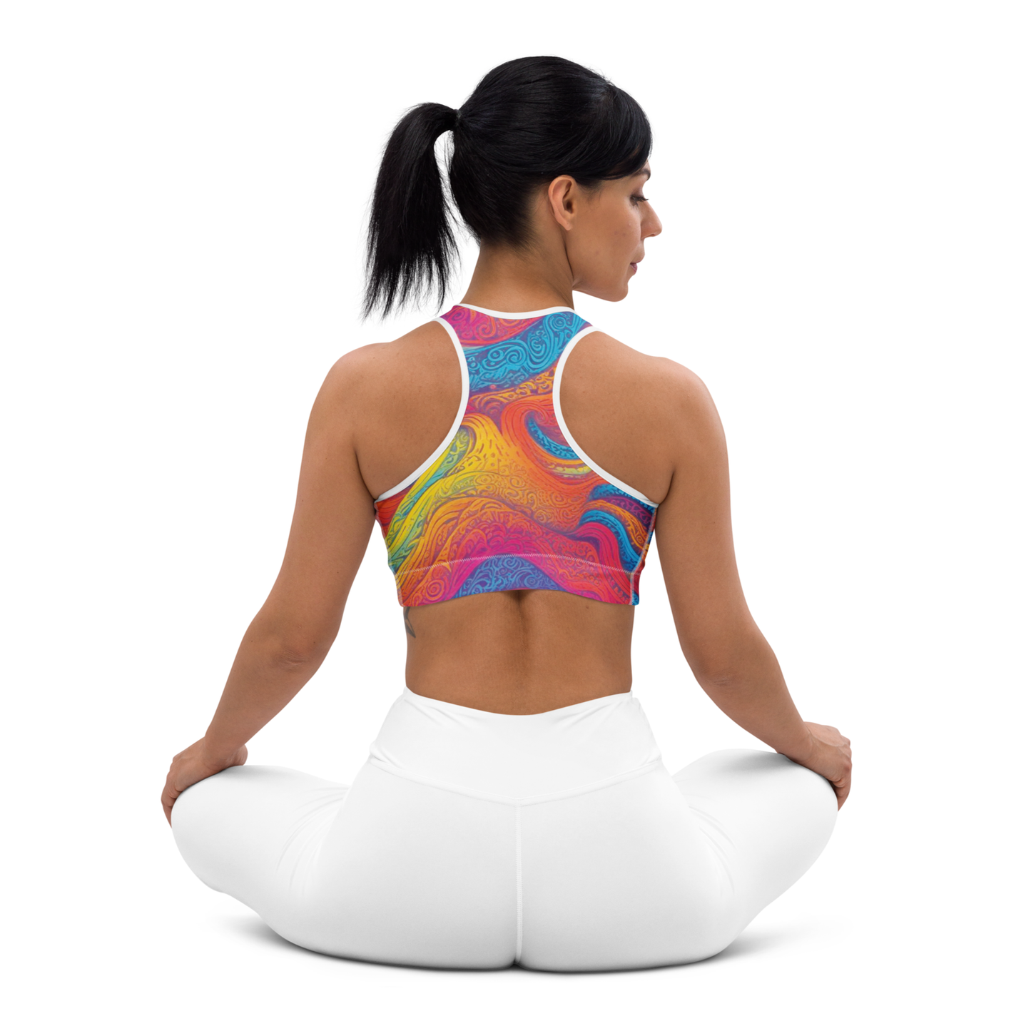 Brassière de Sport Rembourrée "Waves Festival"