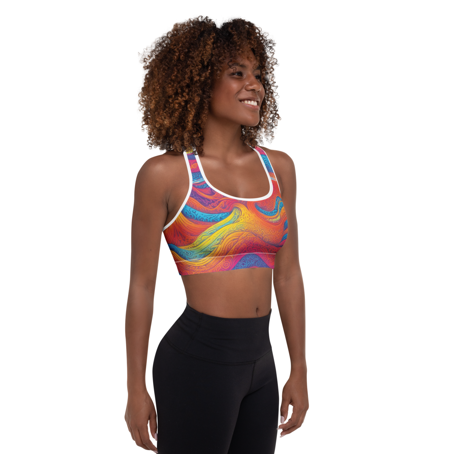 Brassière de Sport Rembourrée "Waves Festival"