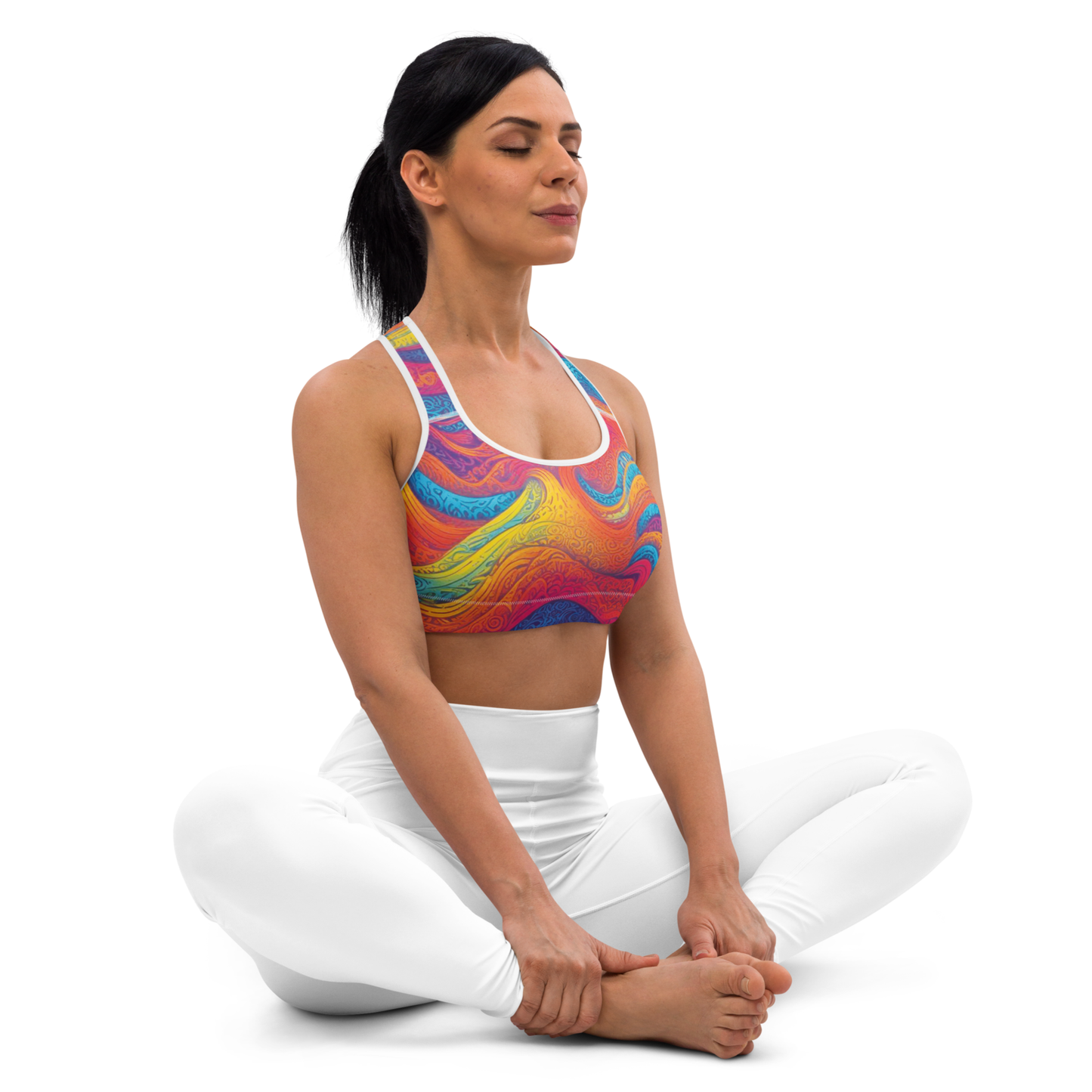 Brassière de Sport Rembourrée "Waves Festival"