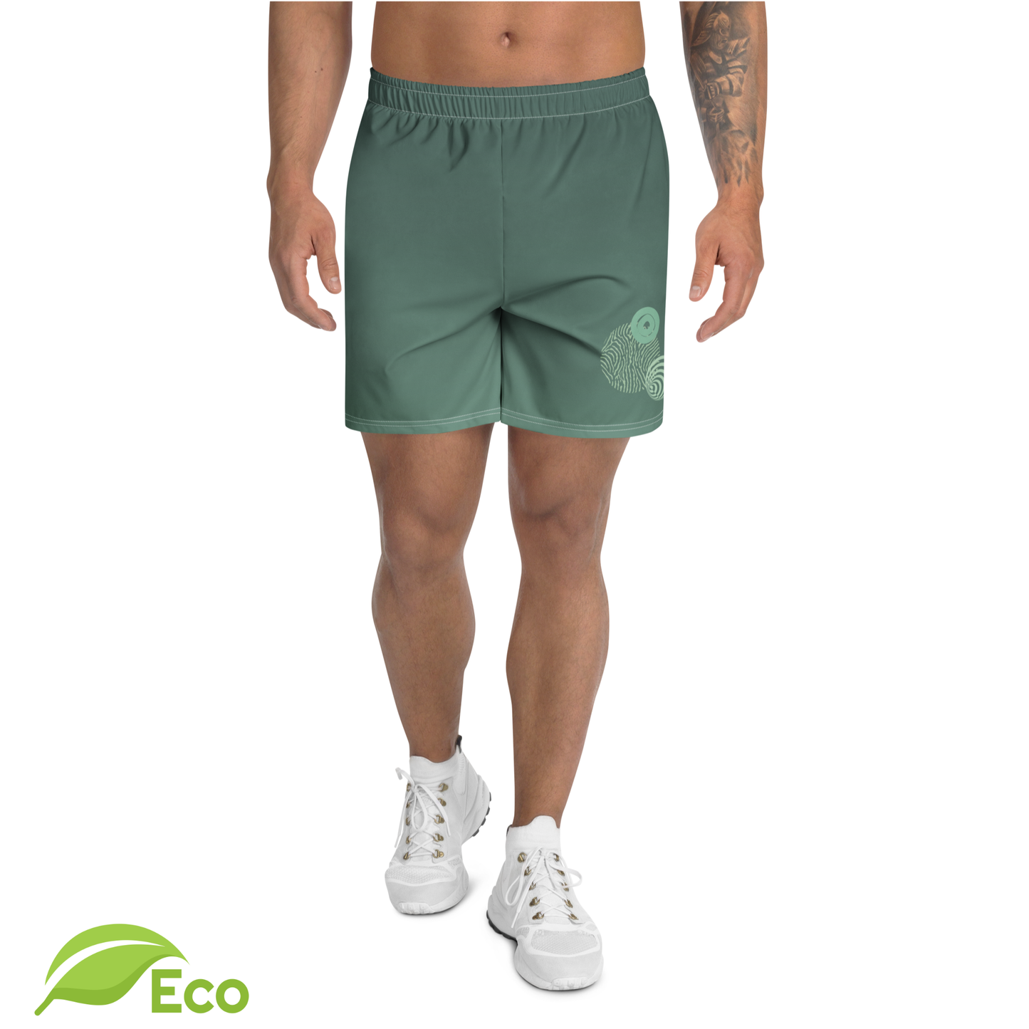 Short Sport Long Unisexe Eco "Partial Vibulus" (Vert Clair)